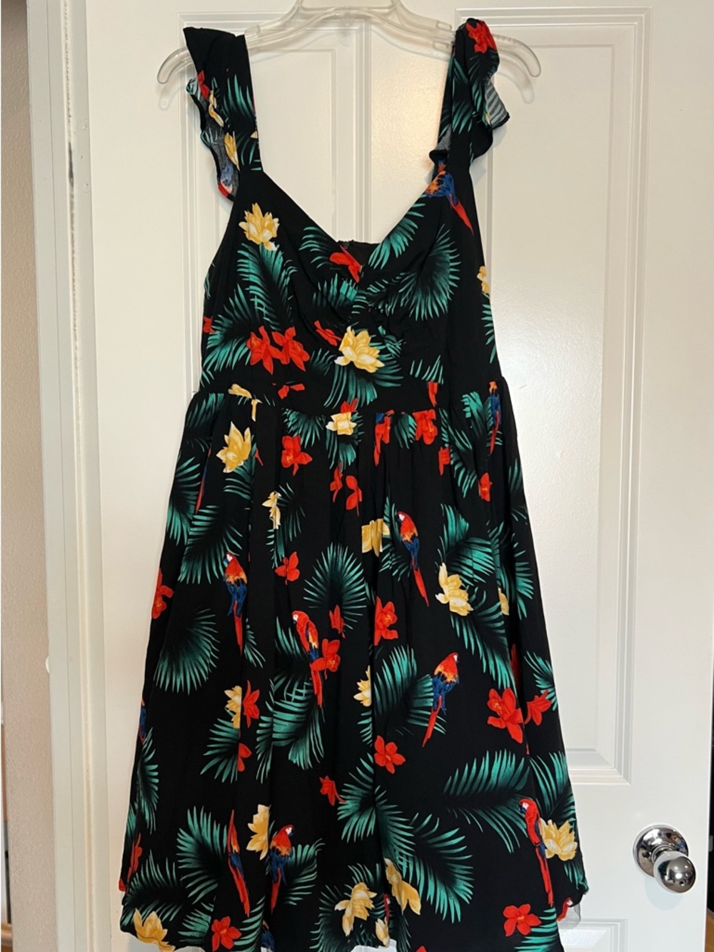Torrid Retro Chic Parrot Floral Dress